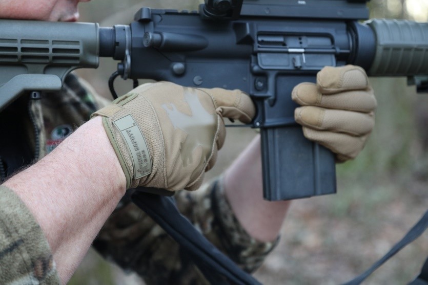 Firing Gun with Gloves