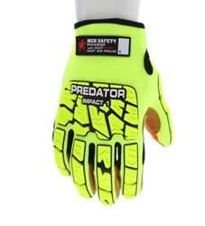 MCR Safety Predator® Mechanics Work Gloves: Hi-Visibility, Cut-Resistant,  Backhand TPR, X-Large - Conney Safety