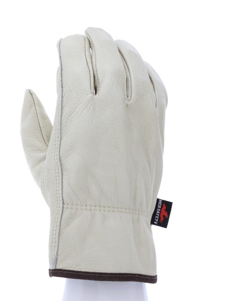 MCR Safety Durable Cowhide Leather Work Gloves - Medium MCSCRW3215M, MCS  CRW3215M - Office Supply Hut