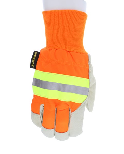 Red Spandex Padded Palm Mechanic's Gloves – Forcefield Canada - Hi Vis  Workwear and Safety Gloves