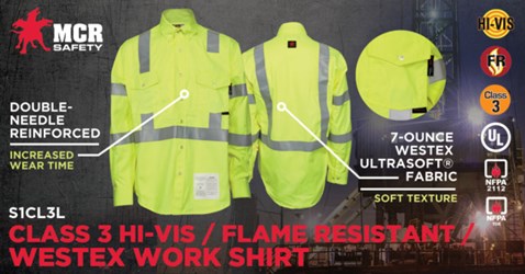 FR Uniform Shirt, Hi-Viz Class 3