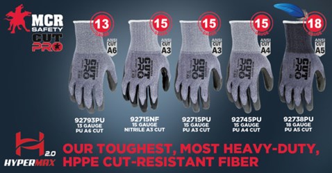 MANUSAGE 15 Gauge Cut Resistant C/A3 Sleeves, 18 inch 1 Pair