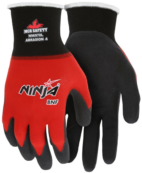 N96970 - Ninja® Nitrile Coated Work Gloves | MCR Safety