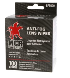 MCR Safety Anti-Fog Pre-Moistened Towelettes (100 per Box