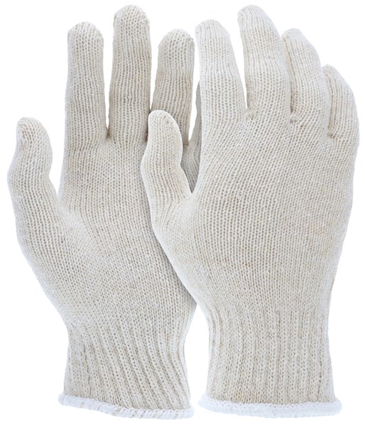 Airgas - MEG9637XSM - Memphis Glove Gray X-Small 7 Gauge Cotton And  Polyester String Knit Work Gloves With Knit Wrist