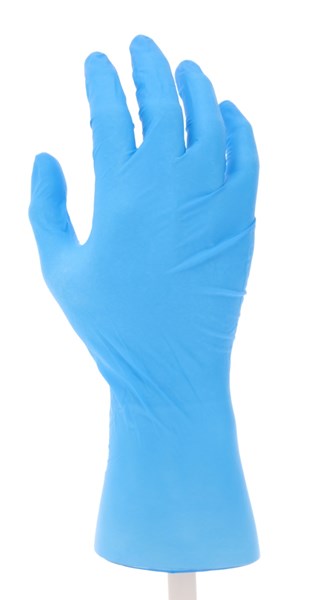 MCR Safety Rough Natural Rubber Latex Coated Gloves, Glove Size: S, Blue 6852S