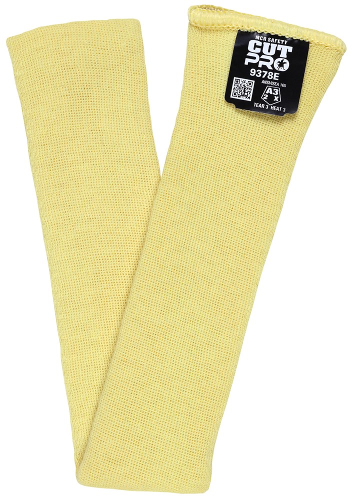 Mcr Safety 9378Te Economy Series Dupont Kevlar Fiber Sleeves, One Size Fits  All, Yellow, 1 Pair : : Tools & Home Improvement