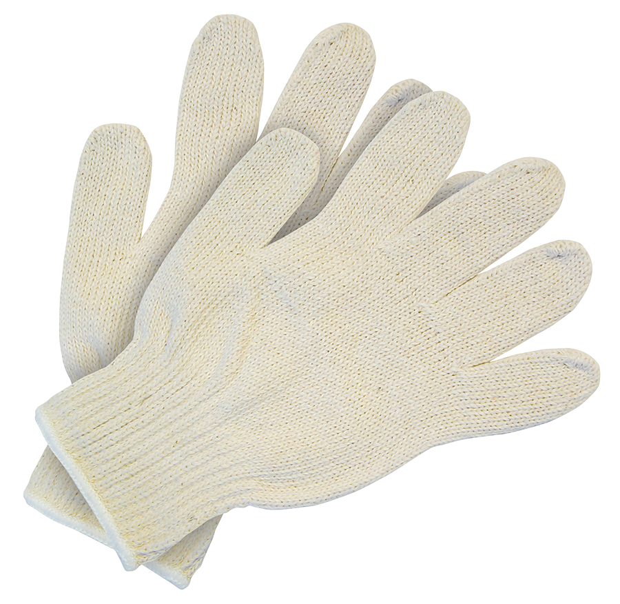 tan cotton gloves