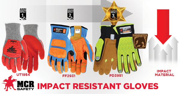 Impact Resistant Ring Mesh Metal Safety Work Hand Protect Gloves