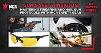 Gun Safety Insights: Mastering Firearms and Nail Gun Protocols with MCR Safety Gear