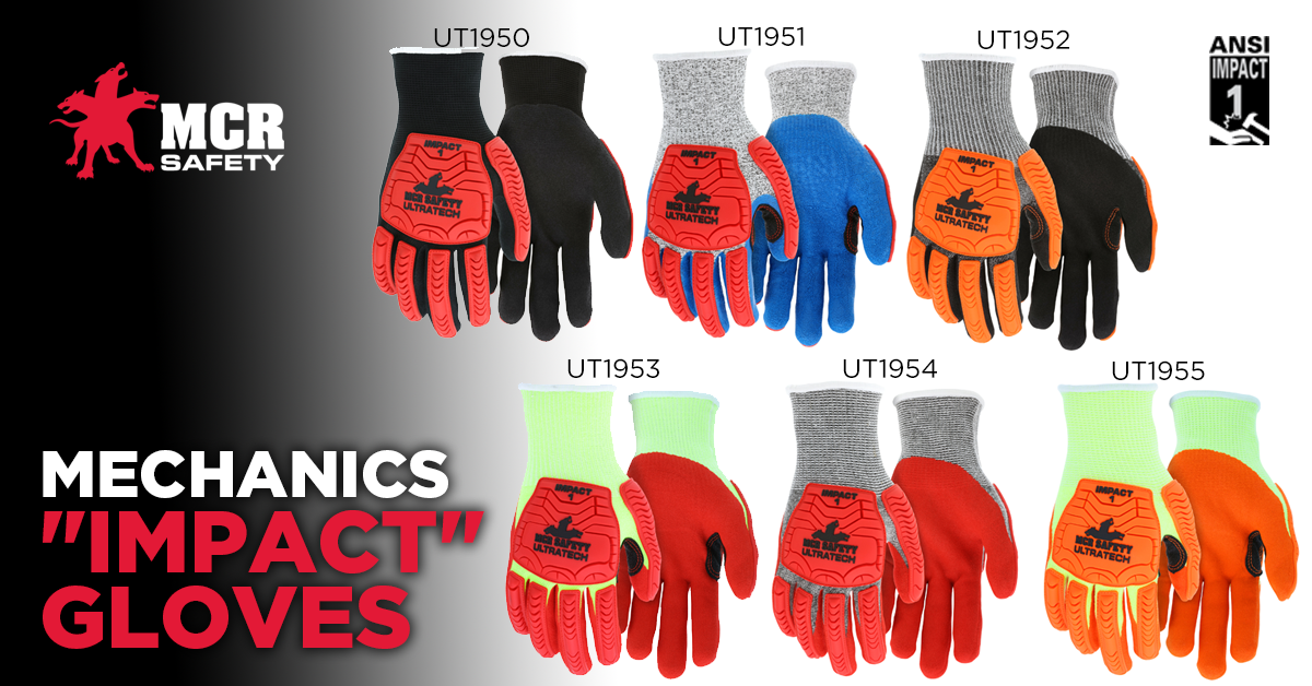 mcr safety mc503 ultratech mechanics gloves