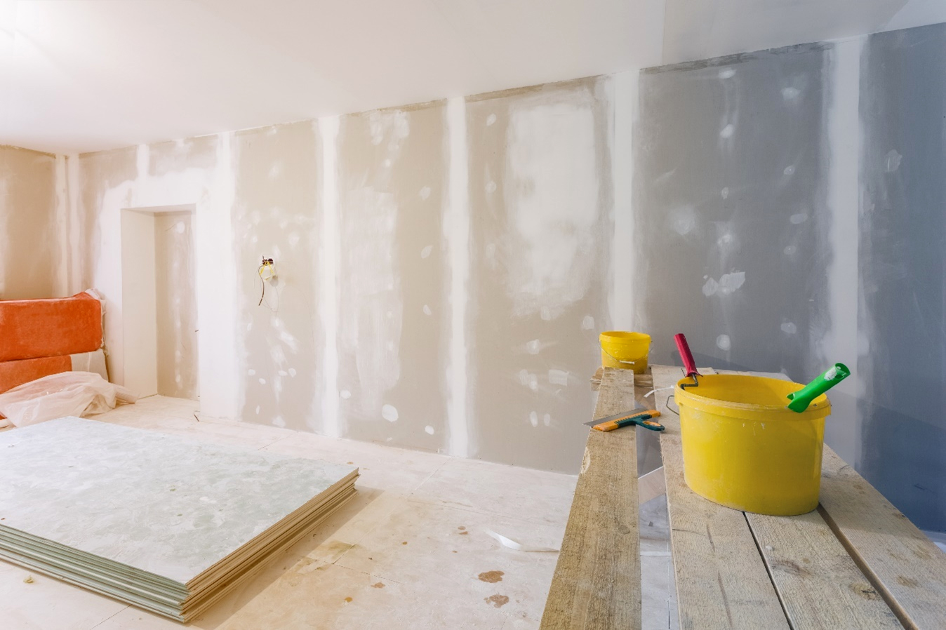 drywall plaster fumes